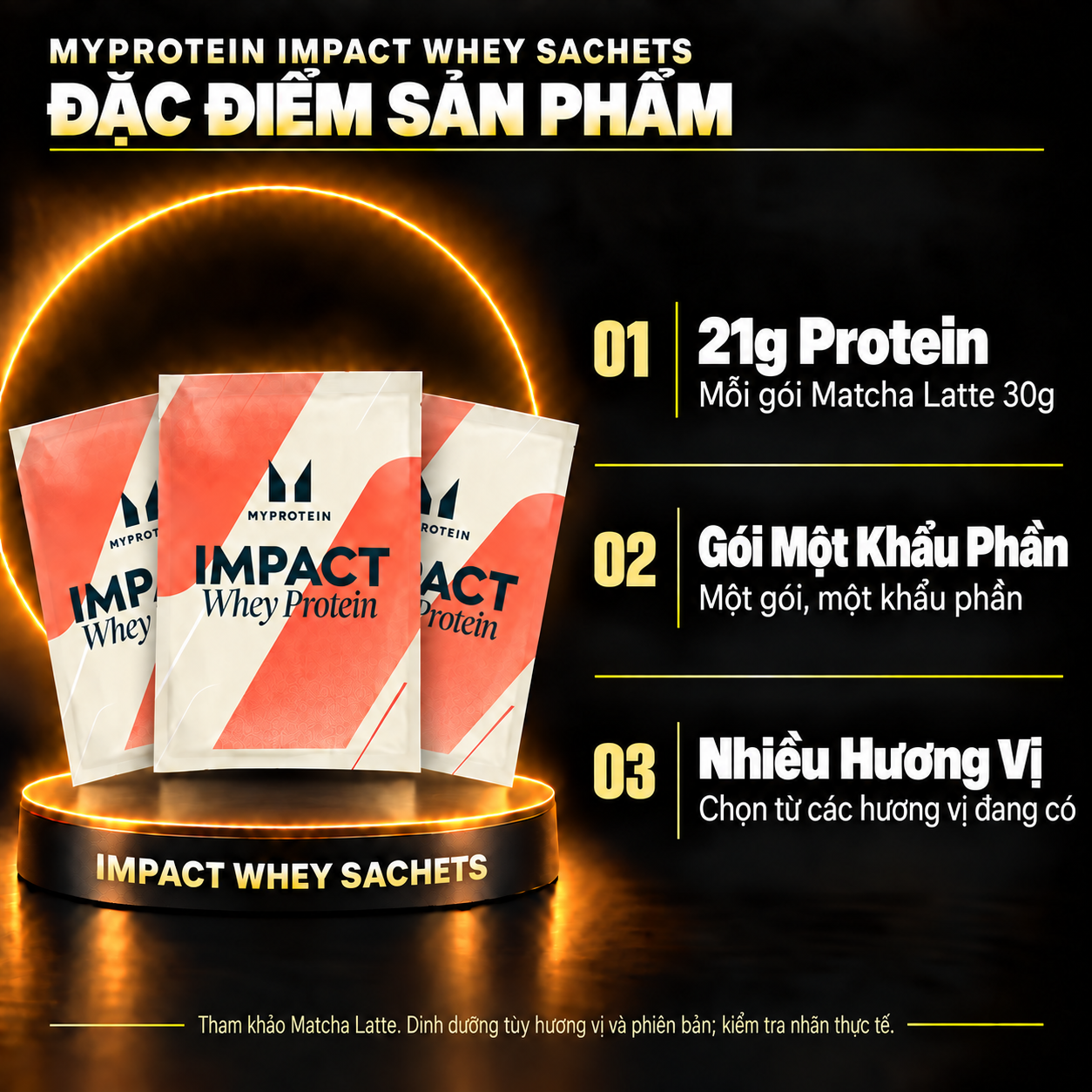 Myprotein Impact Whey Sachets vi product features
