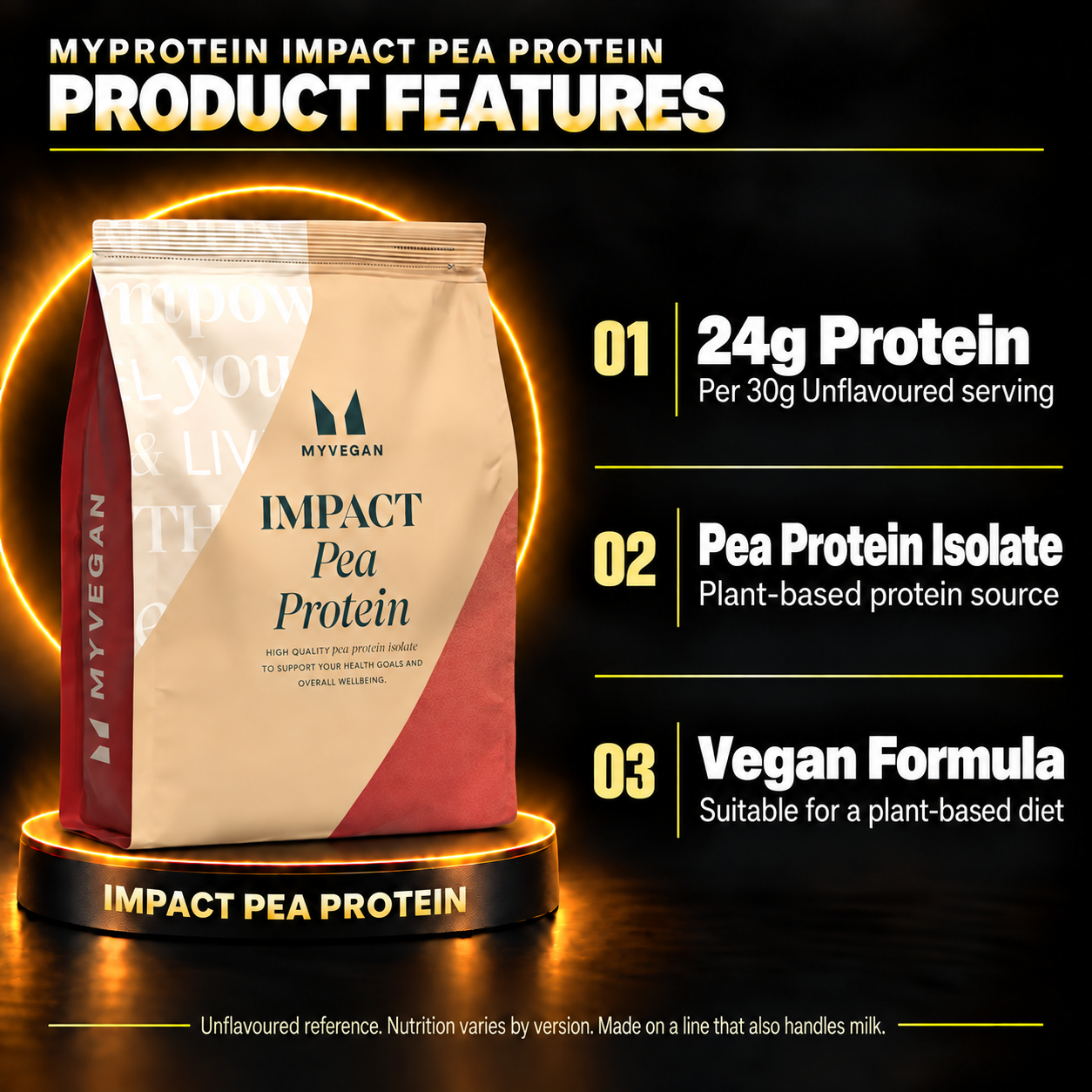 Myprotein Pea Protein en product features