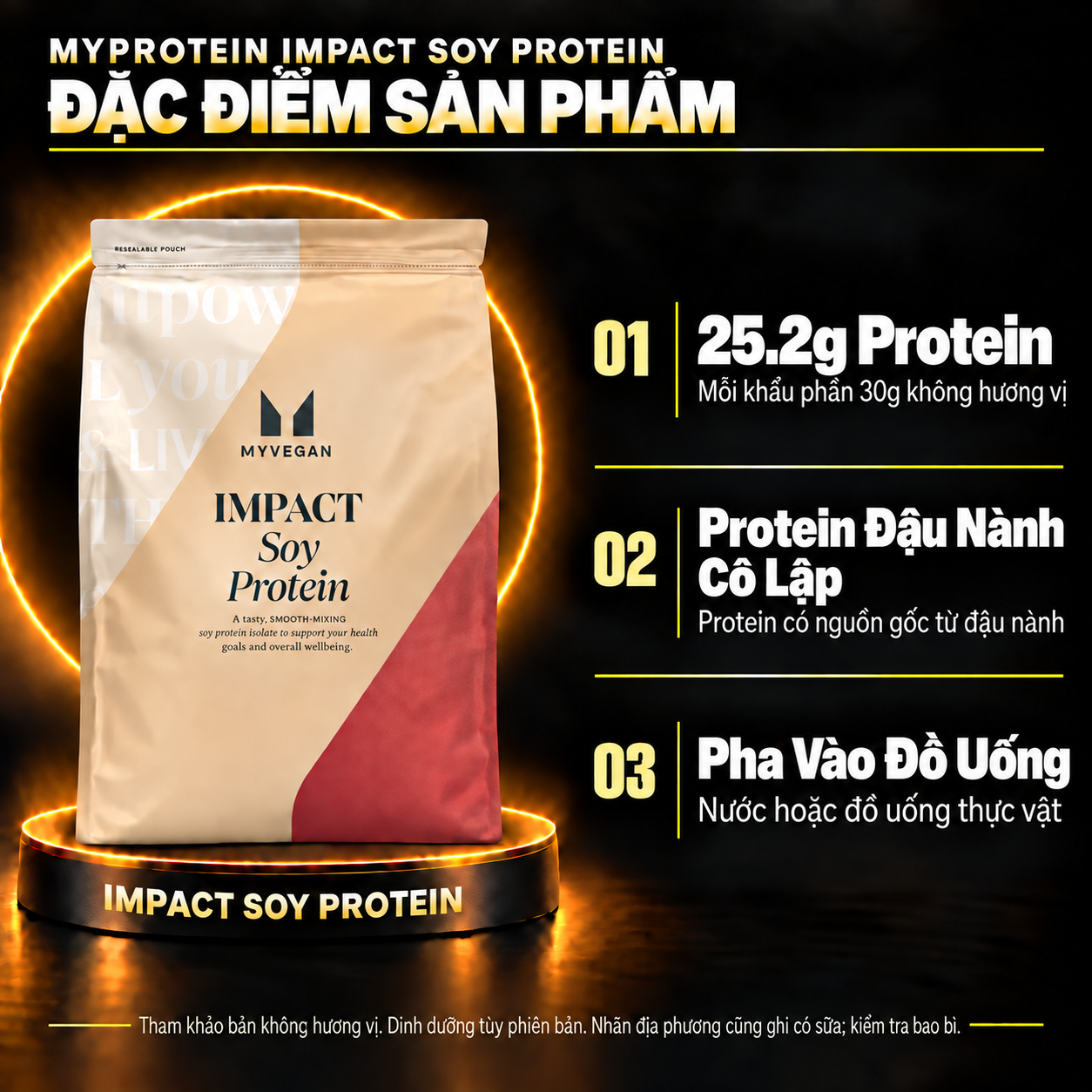 Myprotein Soy Protein vi product features