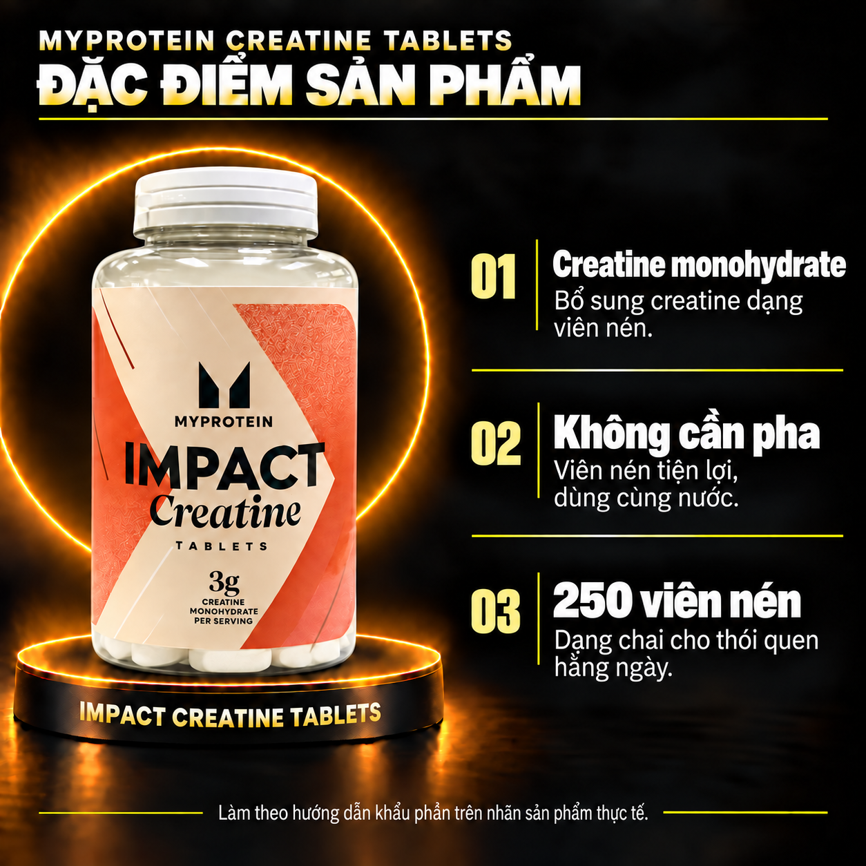Myprotein Creatine Tablets vi features