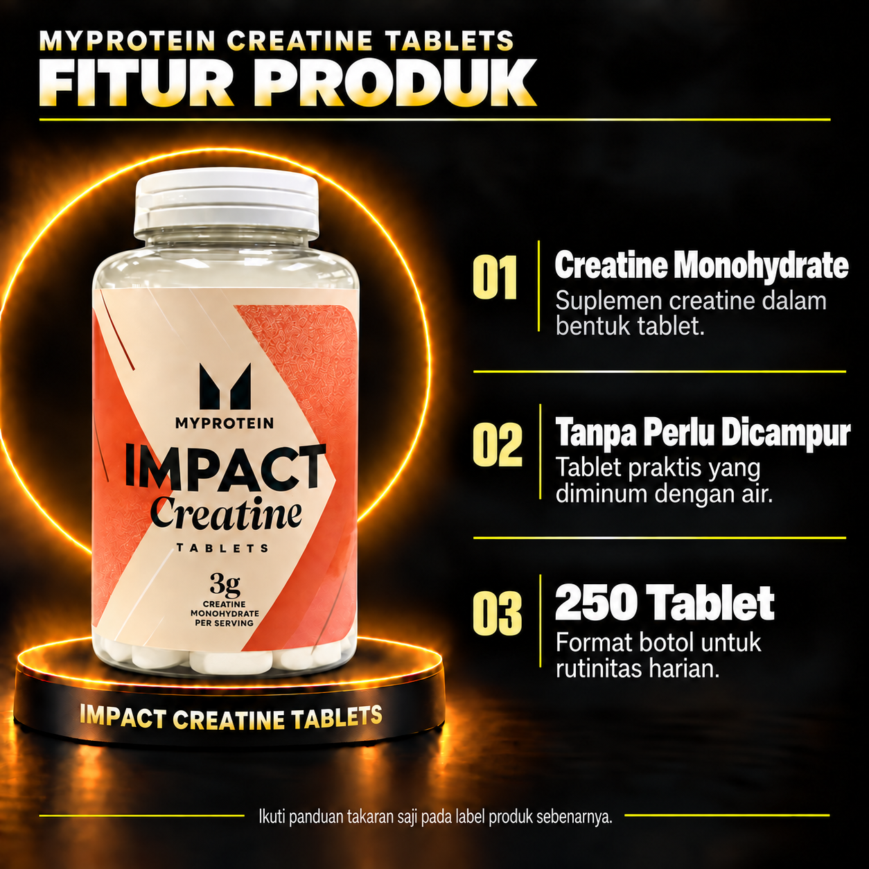 Myprotein Creatine Tablets id features
