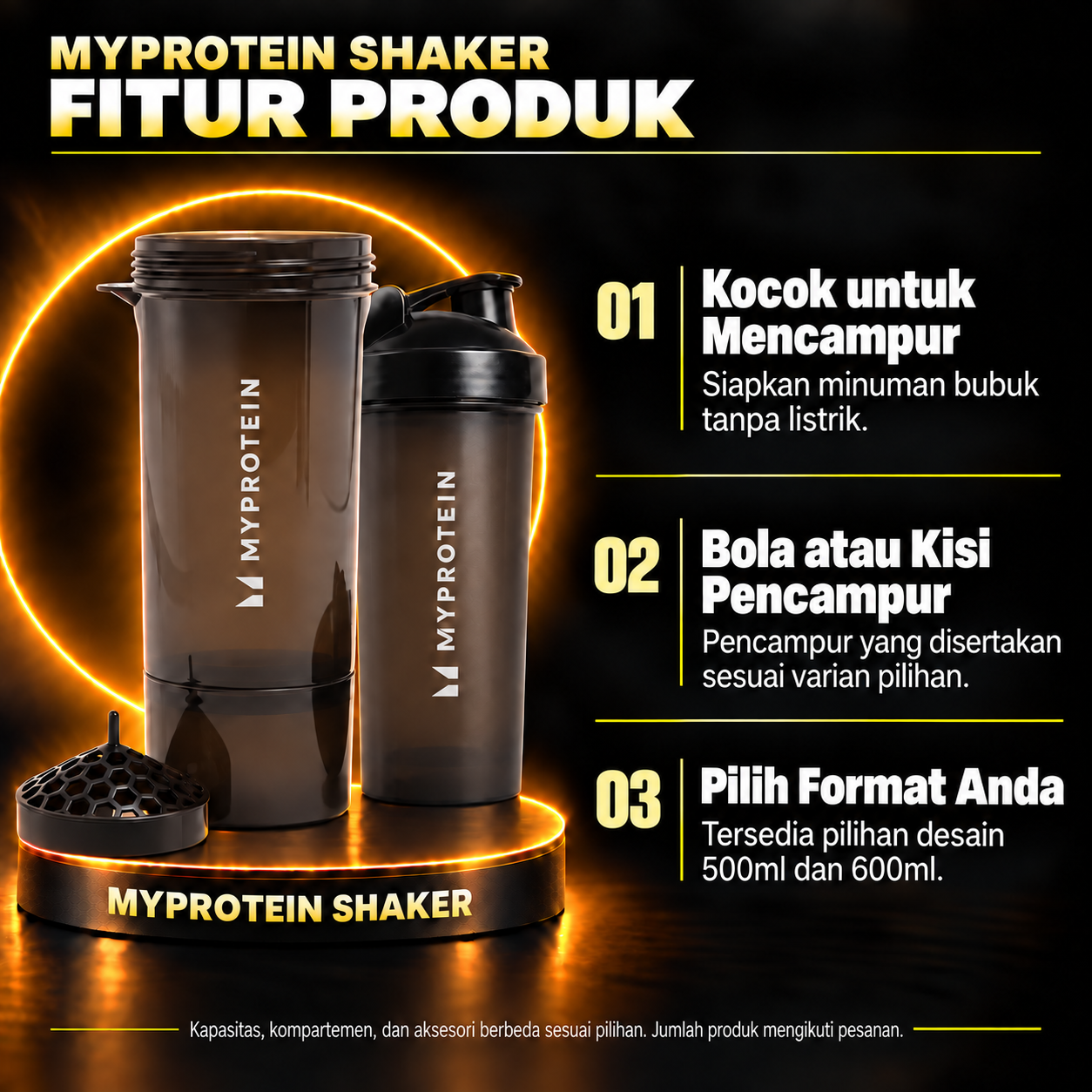 Myprotein Shaker id features