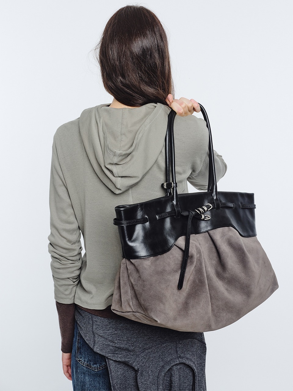 <韓國代購> MARGESHERWOOD SOFT GRANDMA LAYERED BAG