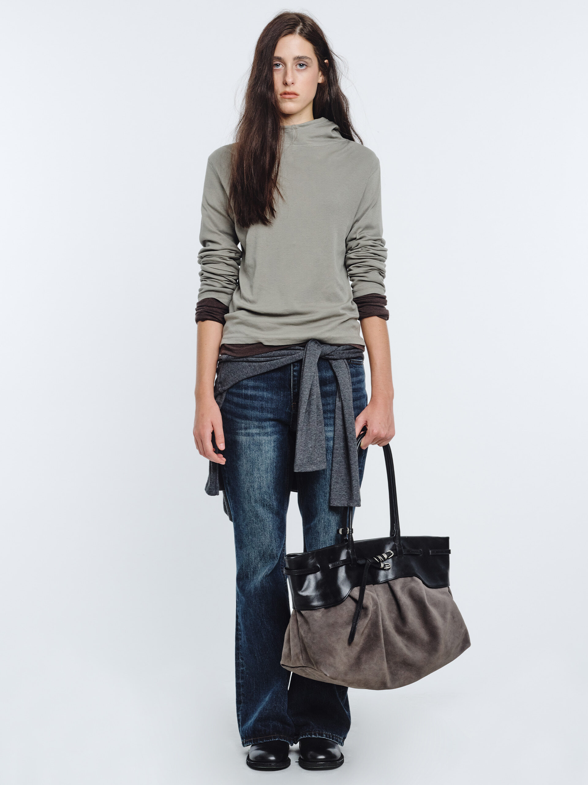 <韓國代購> MARGESHERWOOD SOFT GRANDMA LAYERED BAG