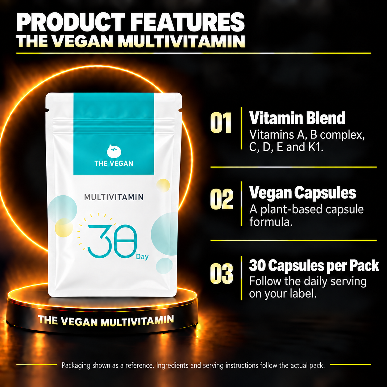 THE VEGAN multivitamin features en features