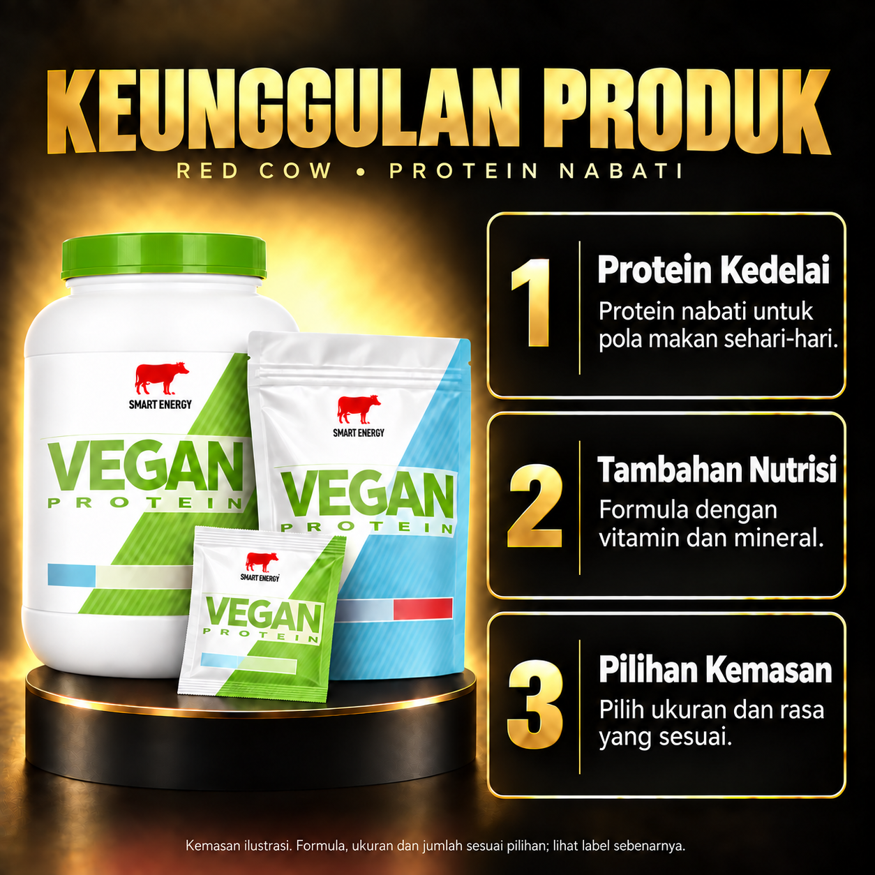 Red Cow plant protein id features