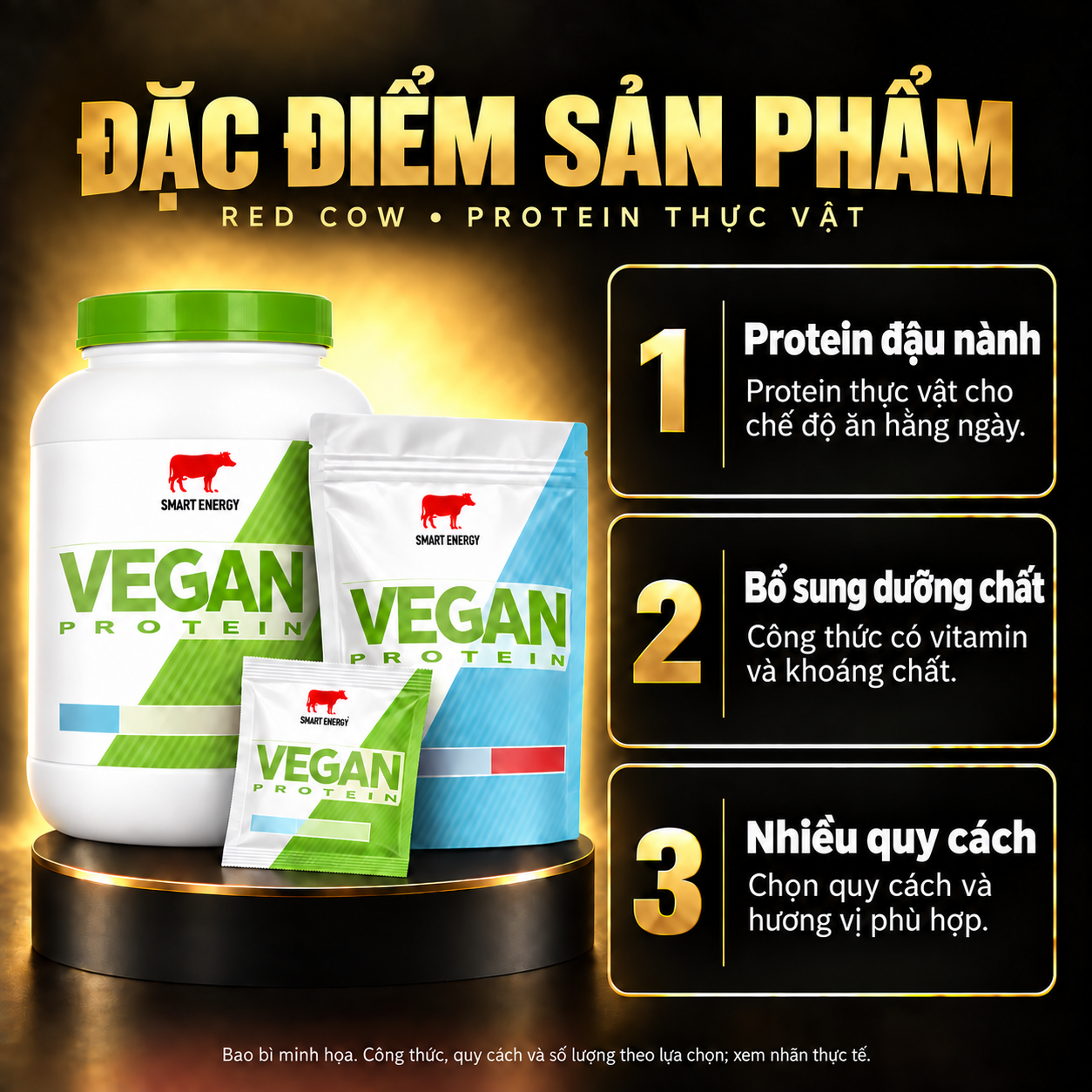 Red Cow plant protein vi features