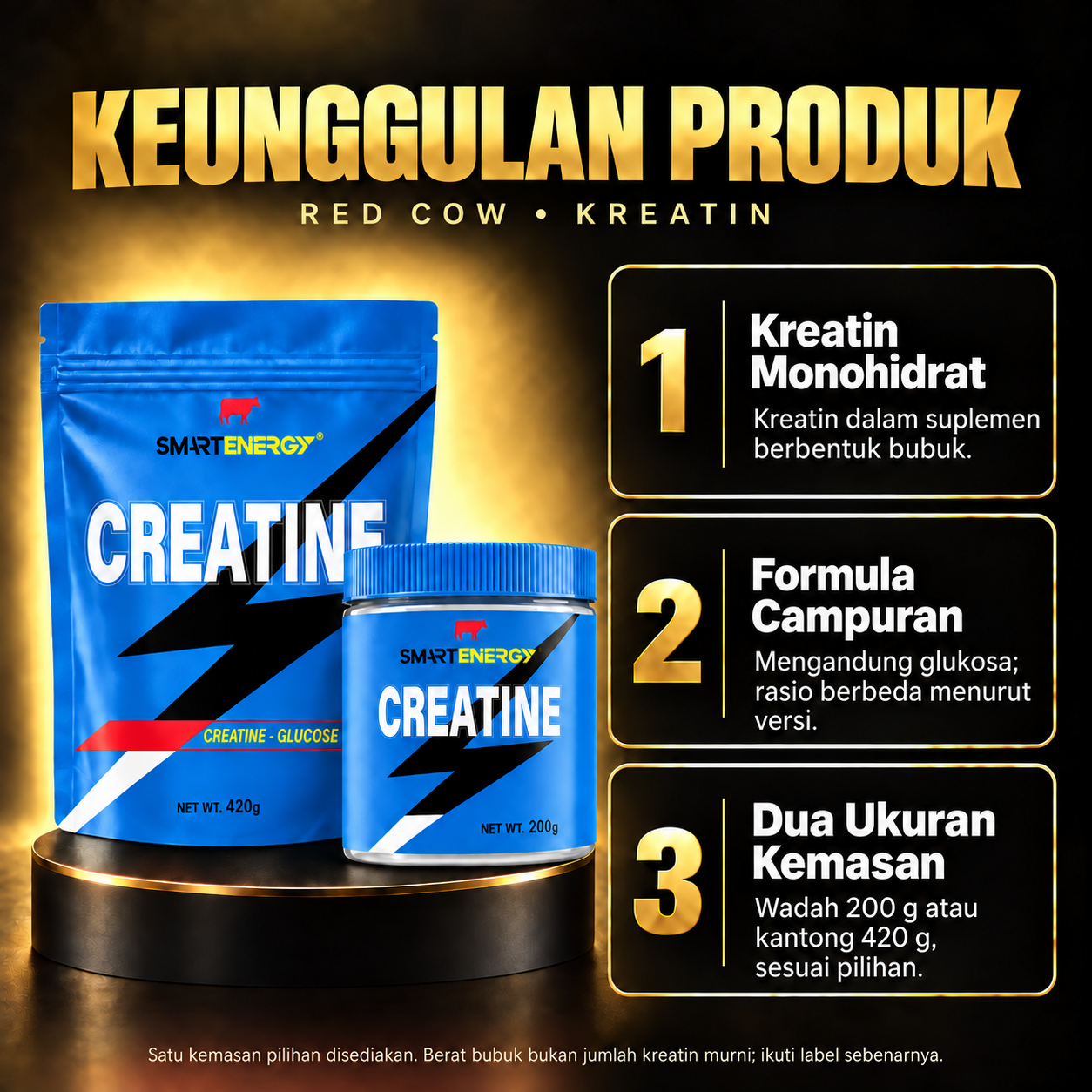 Red Cow creatine blend id features