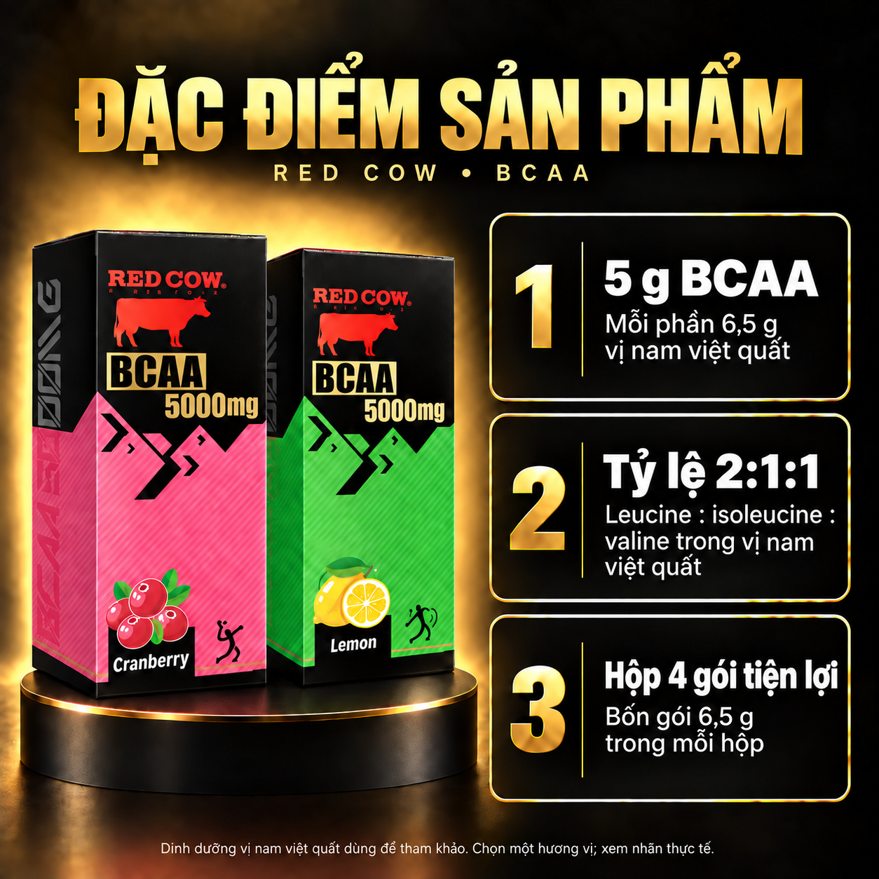 Red Cow BCAA vi features