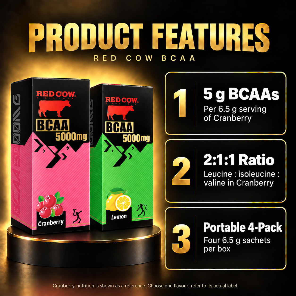 Red Cow BCAA en features
