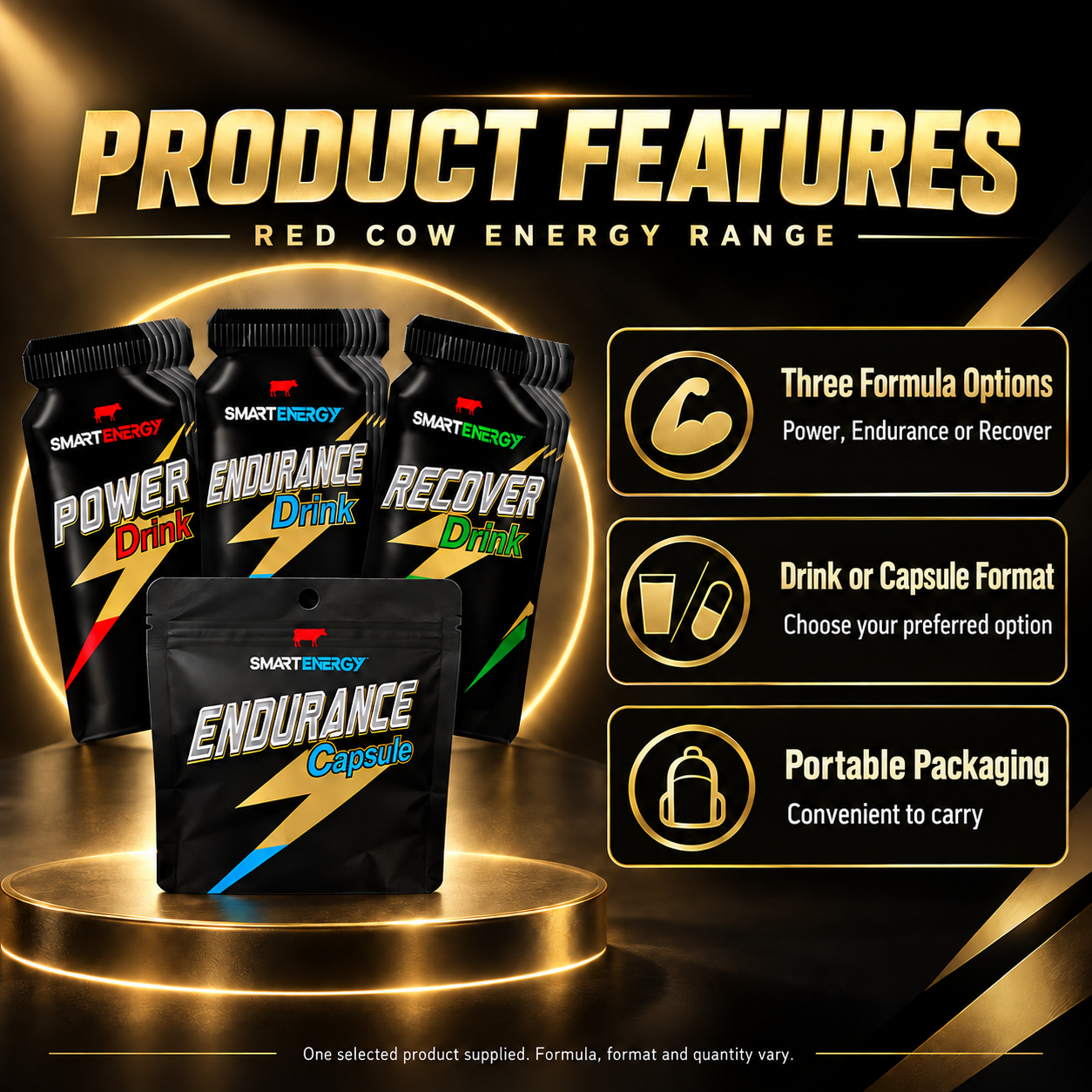 Red Cow Energy Range en features