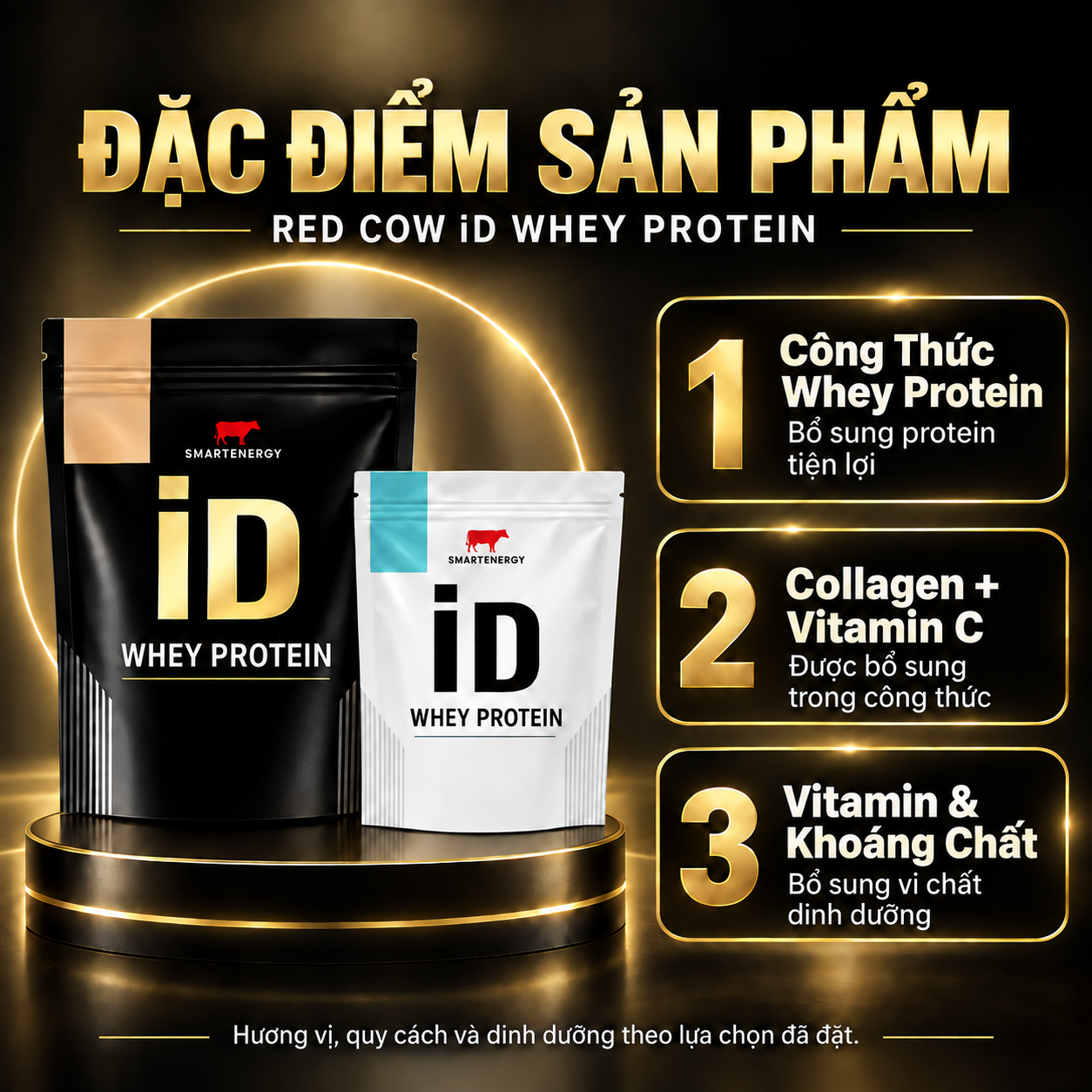 Red Cow iD Whey Protein vi features