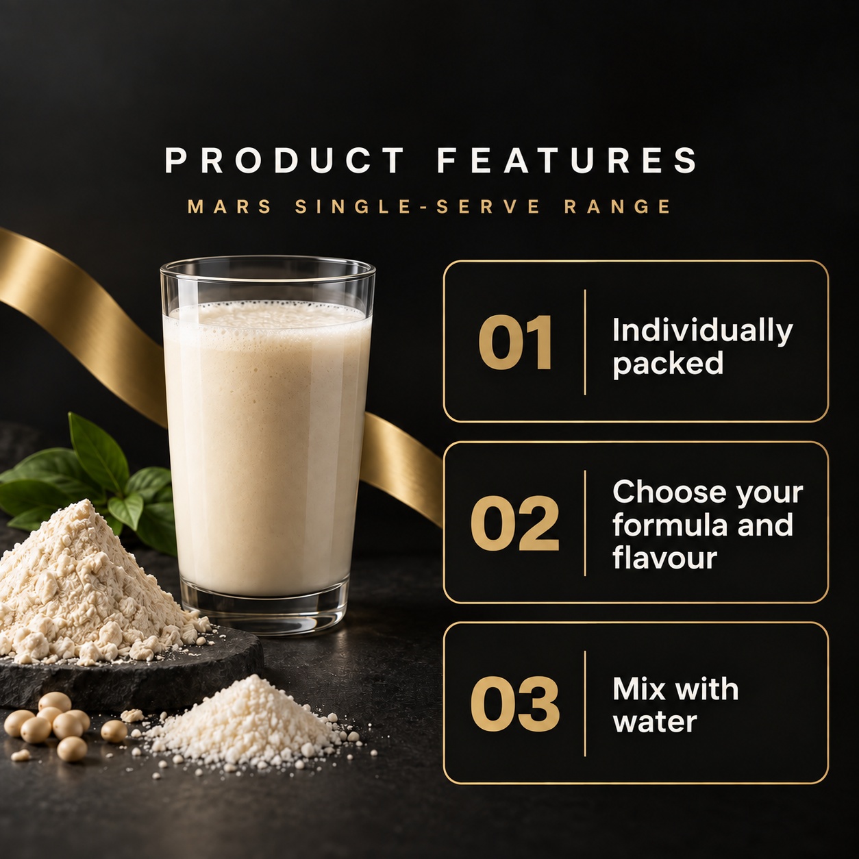 MARS Multi-Functional Protein Single-Serve Pack Features EN