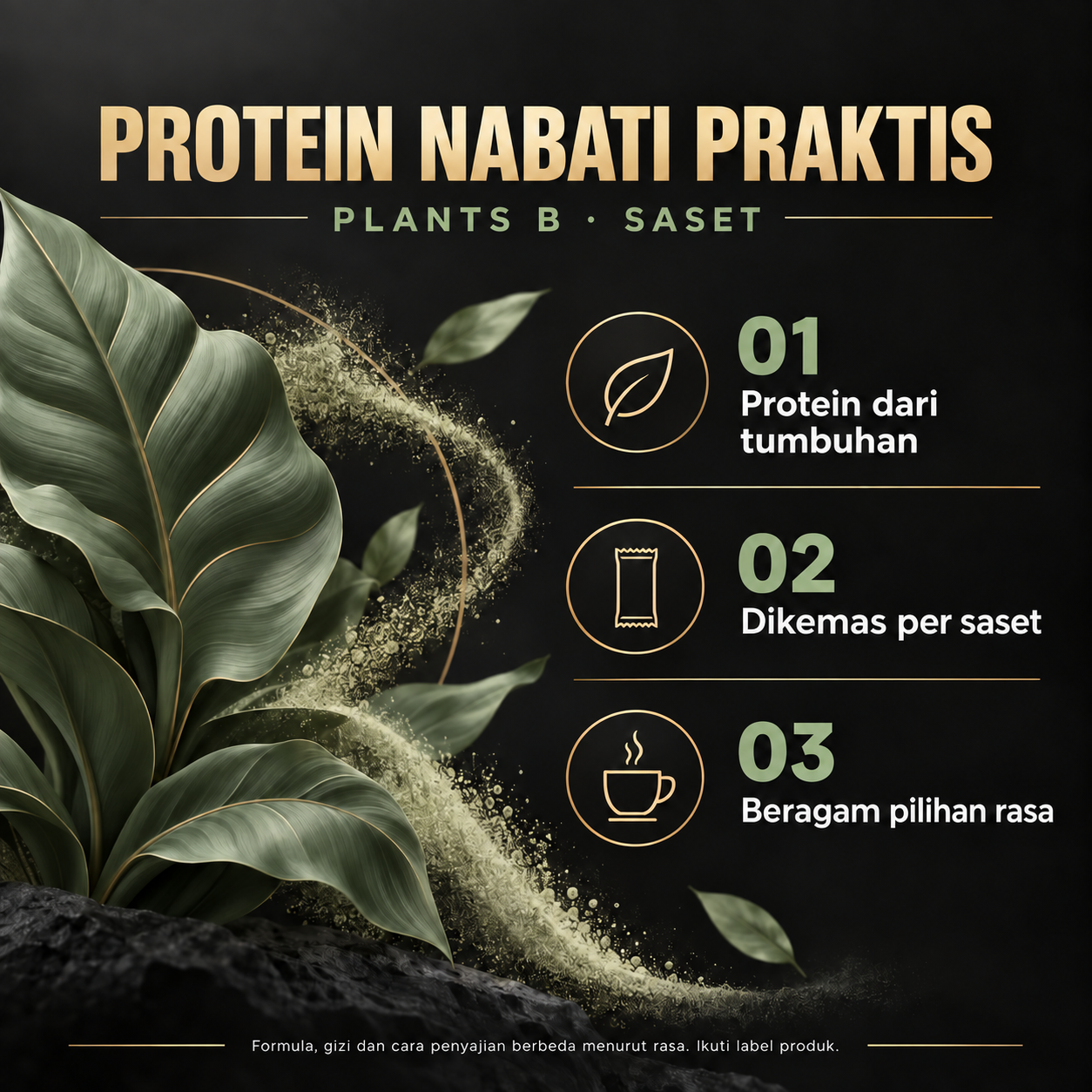 GOPOWER Plants B Protein Nabati Saset Features ID