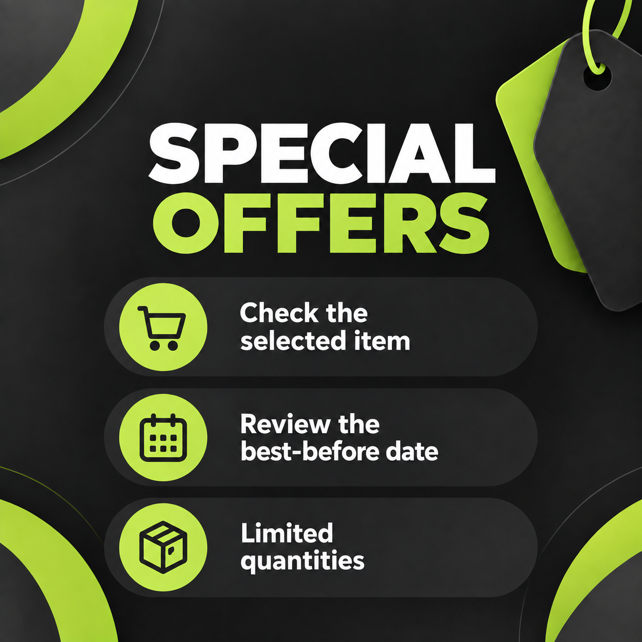 Special Offers • Short-Date and Clearance Items Features EN