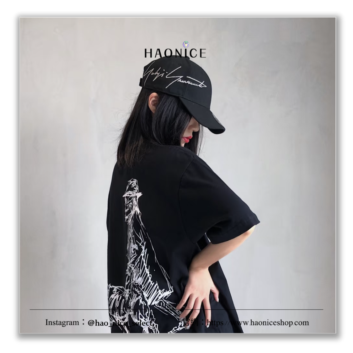 【HAO NICE】日系潮流💥 Yohji Yamamoto 山本耀司 聯名🔥刺繡logo 黑色棒球帽 鴨舌帽 休閒帽