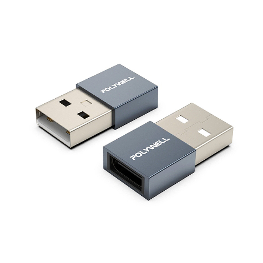【POLYWELL】USB2.0/3.0 轉接頭 Type-A Type-C 轉接器 轉換器