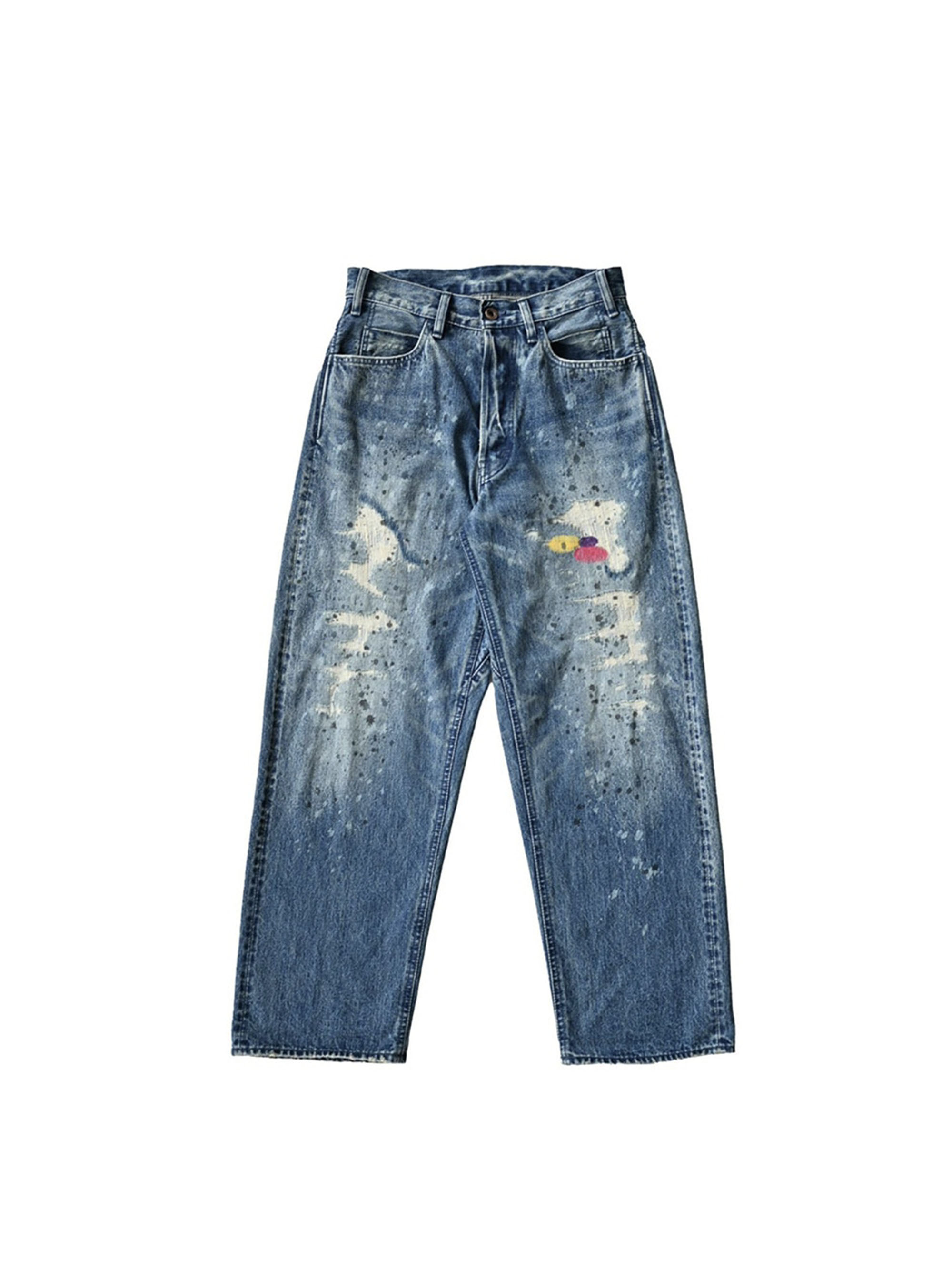 BRU NA BOINNE PARADE DENIM TROUSERS WIDE 褲子