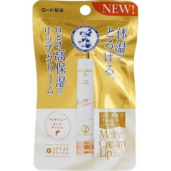 Rohto Mentholatum 曼秀雷敦 溫感高保濕潤唇膏 2.4g 蜂蜜香(Barcode:4987241156351)