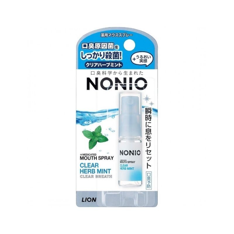 獅王 NONIO 口腔清新噴霧 草本薄荷 5ml(Barcode:4903301282020)