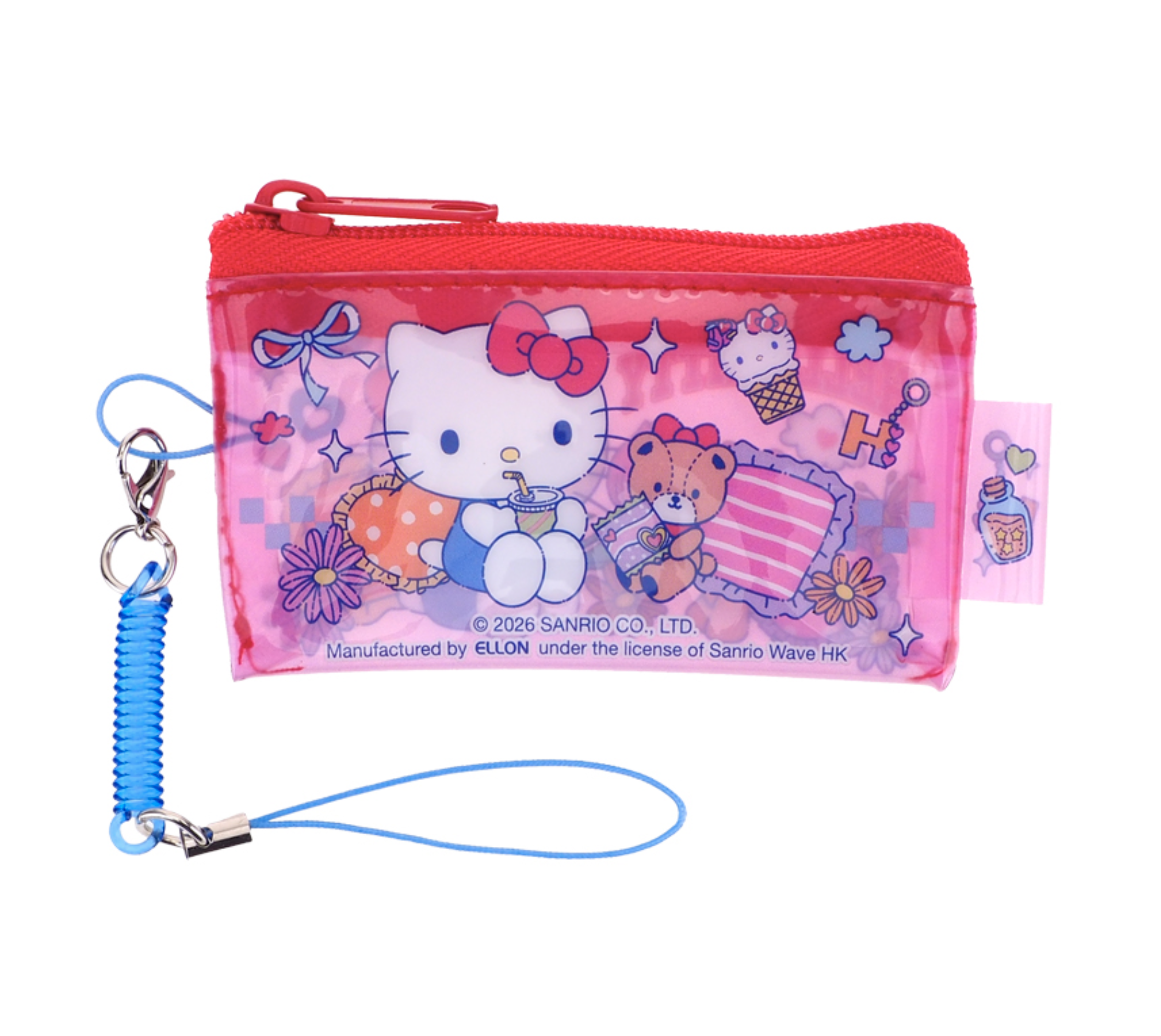 Hello Kitty 迷你PVC袋電話繩 9-5341-75
