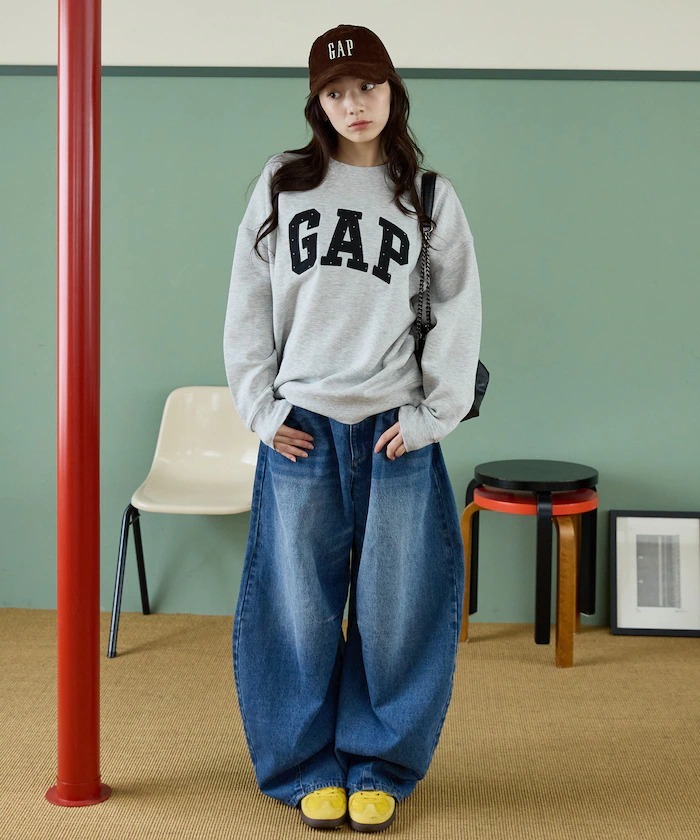 【 10/6收單 】日本代購 PUBLUX × GAP 聯名刺繡Logo大學T｜4色