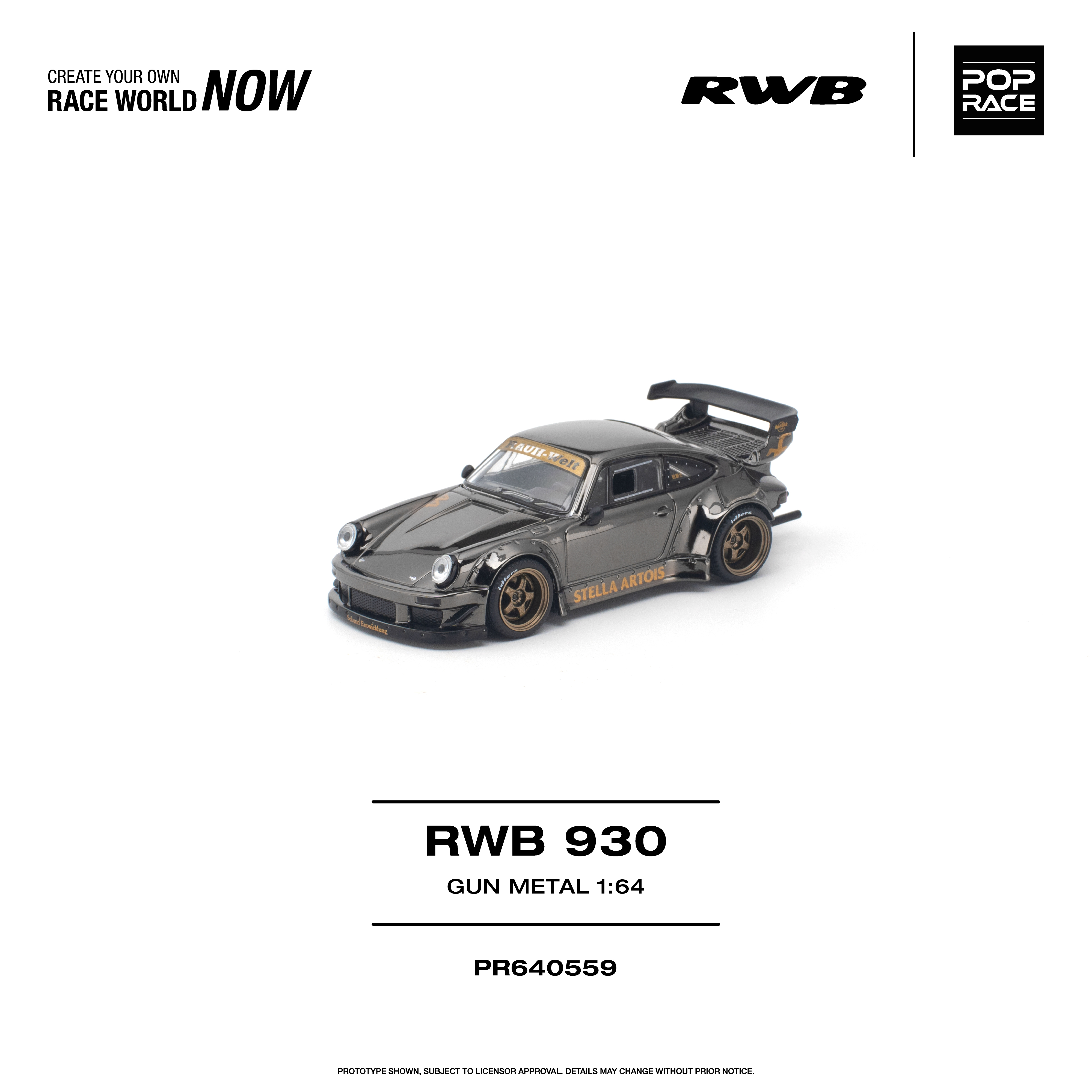 [預訂] POP ​​RACE 1/64 RWB 930 槍灰色