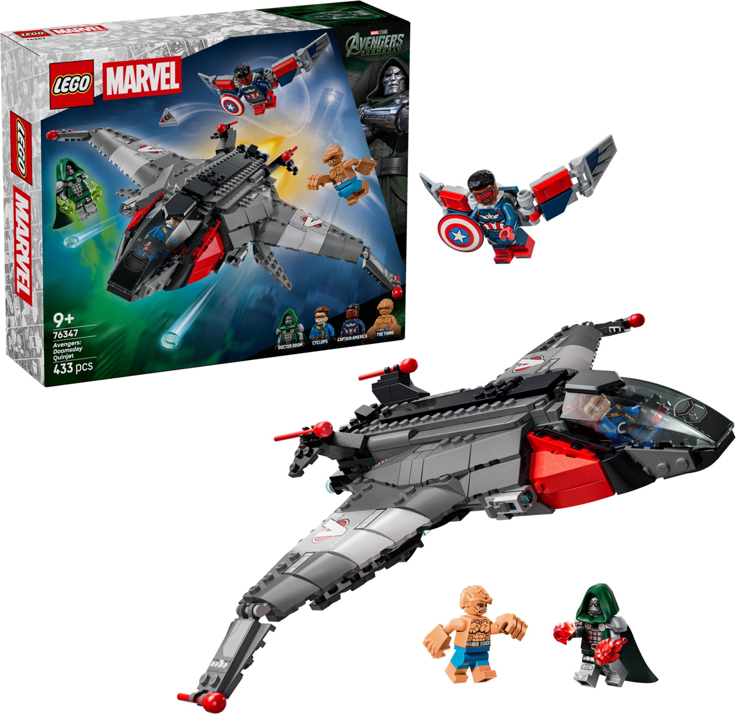 LEGO 76347 樂高積木 76347 Super Heroes 超級英雄系列 - 《復仇者聯盟：末日崛起》昆式戰機