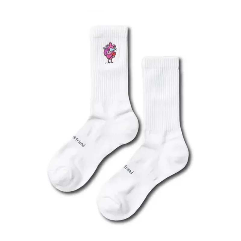 BFF Magician of Love Socks White 愛情魔法師 白色 中筒襪 襪子 BFF-51 [台灣現貨]