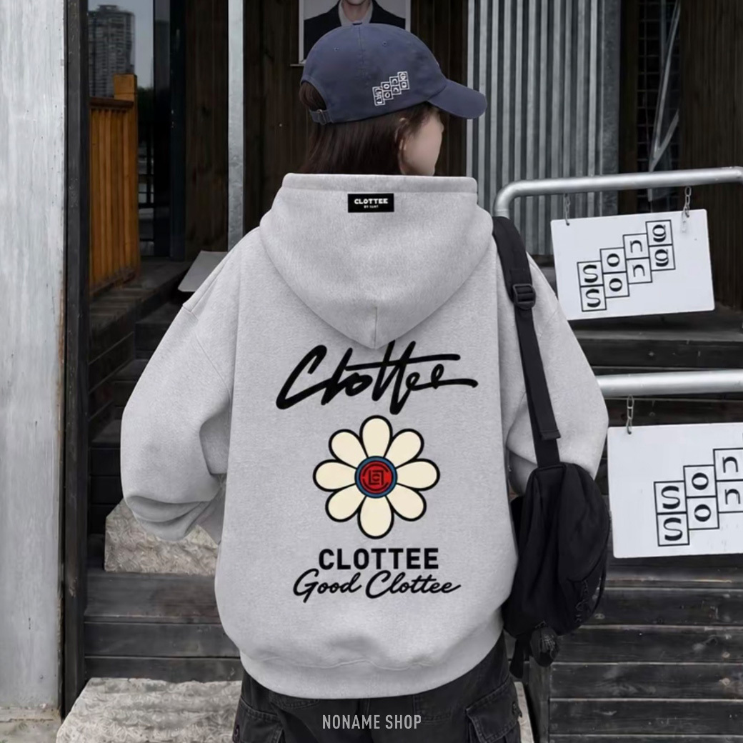 CLOT X CLOTTEE 重磅 美式 街頭 手寫LOGO 雛菊 連帽 帽TEE 四色 (男款)