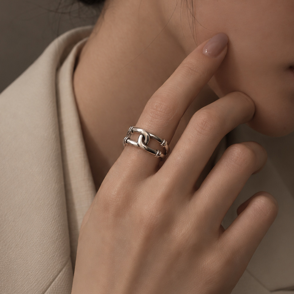 加勒比海純銀戒指/SR931N 個性女生戒指 925純銀飾品 女生禮物 泰銀復古中性 飾品禮盒