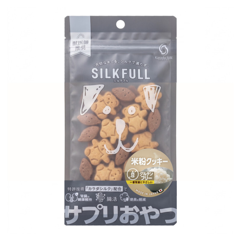 【SILKFULL】Rice Flour Cookie Supplement Treats for Dogs