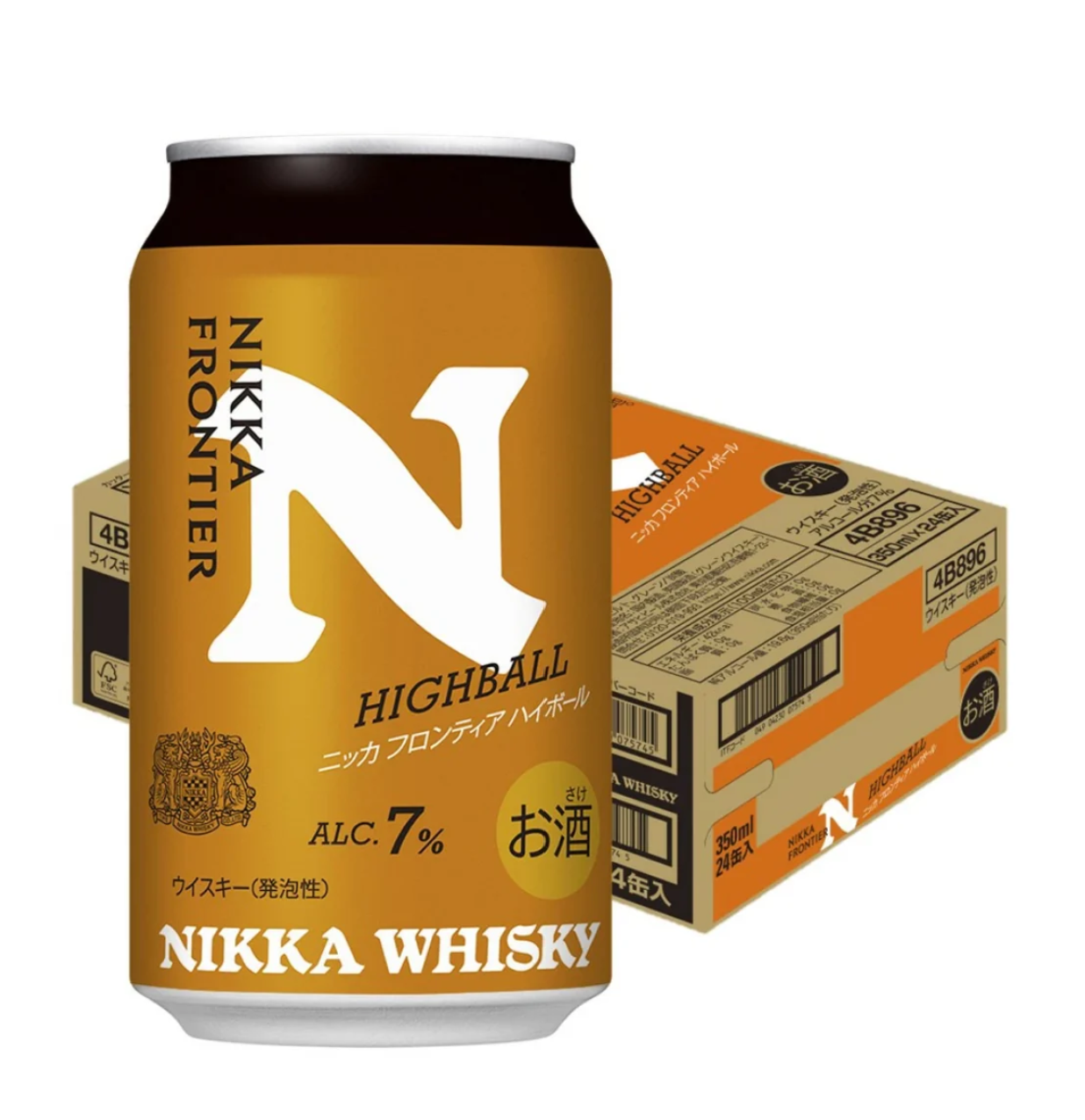 Nikka Frontier Highball 350ml罐 數量限定 以煙燻風余市原酒調製 x 24 cans