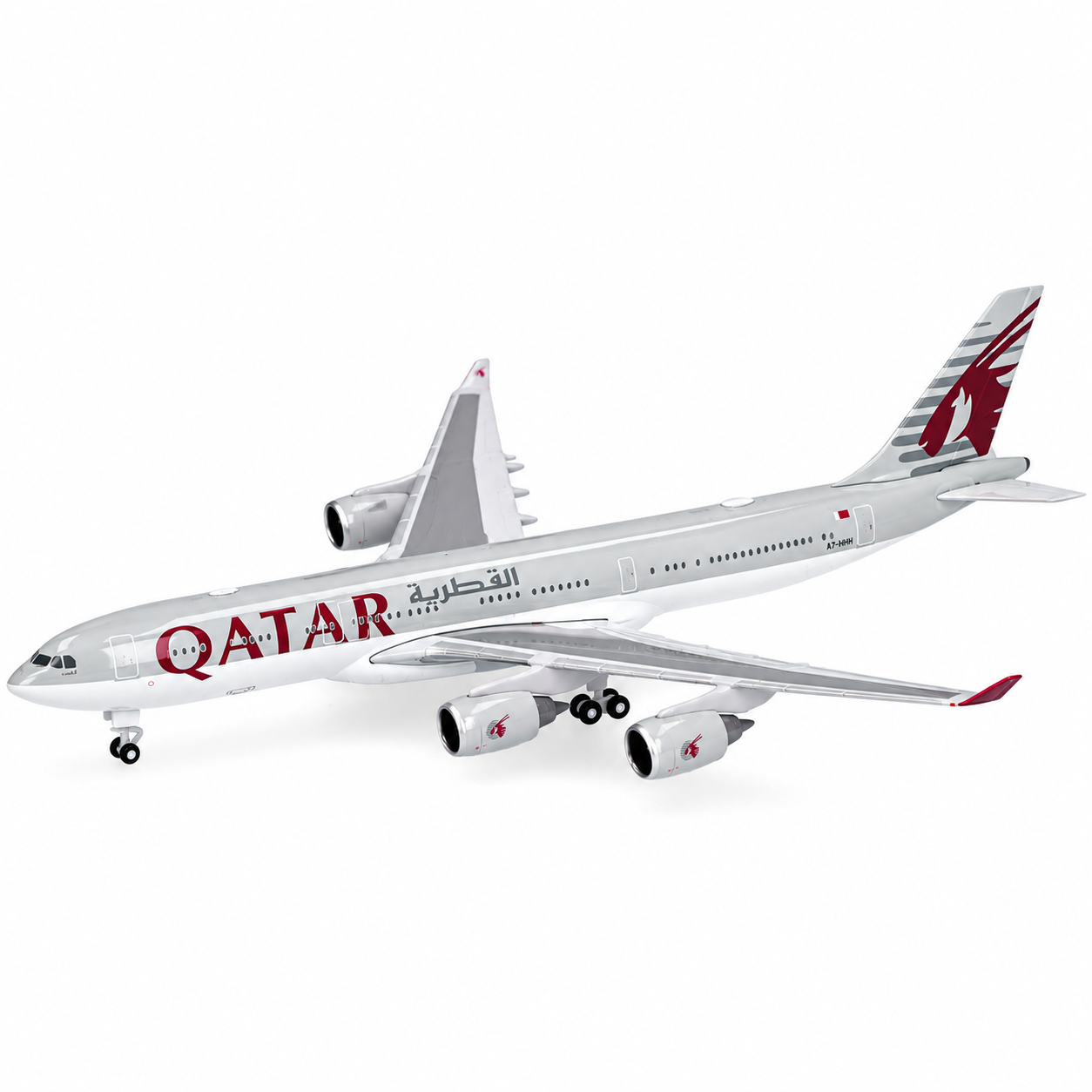 Herpa 1/500 卡達航空 A340-500 A7-HHH 標準塗裝