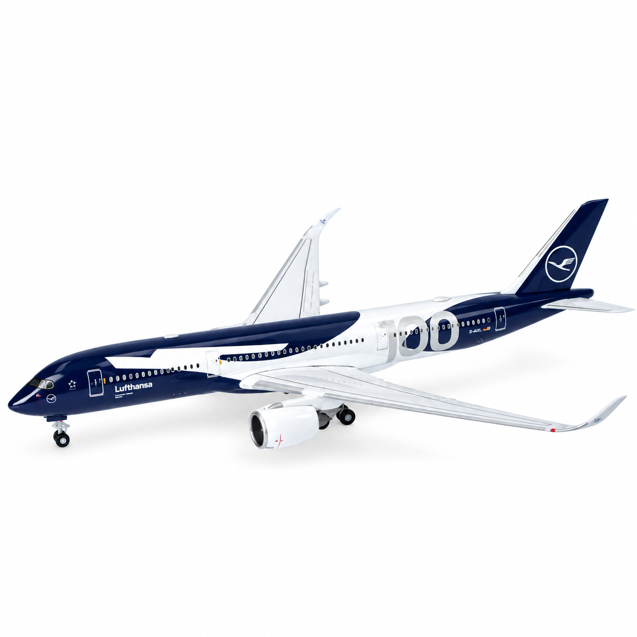 Herpa 1/500 漢莎航空 A350-900 D-AIXL 百年紀念塗裝