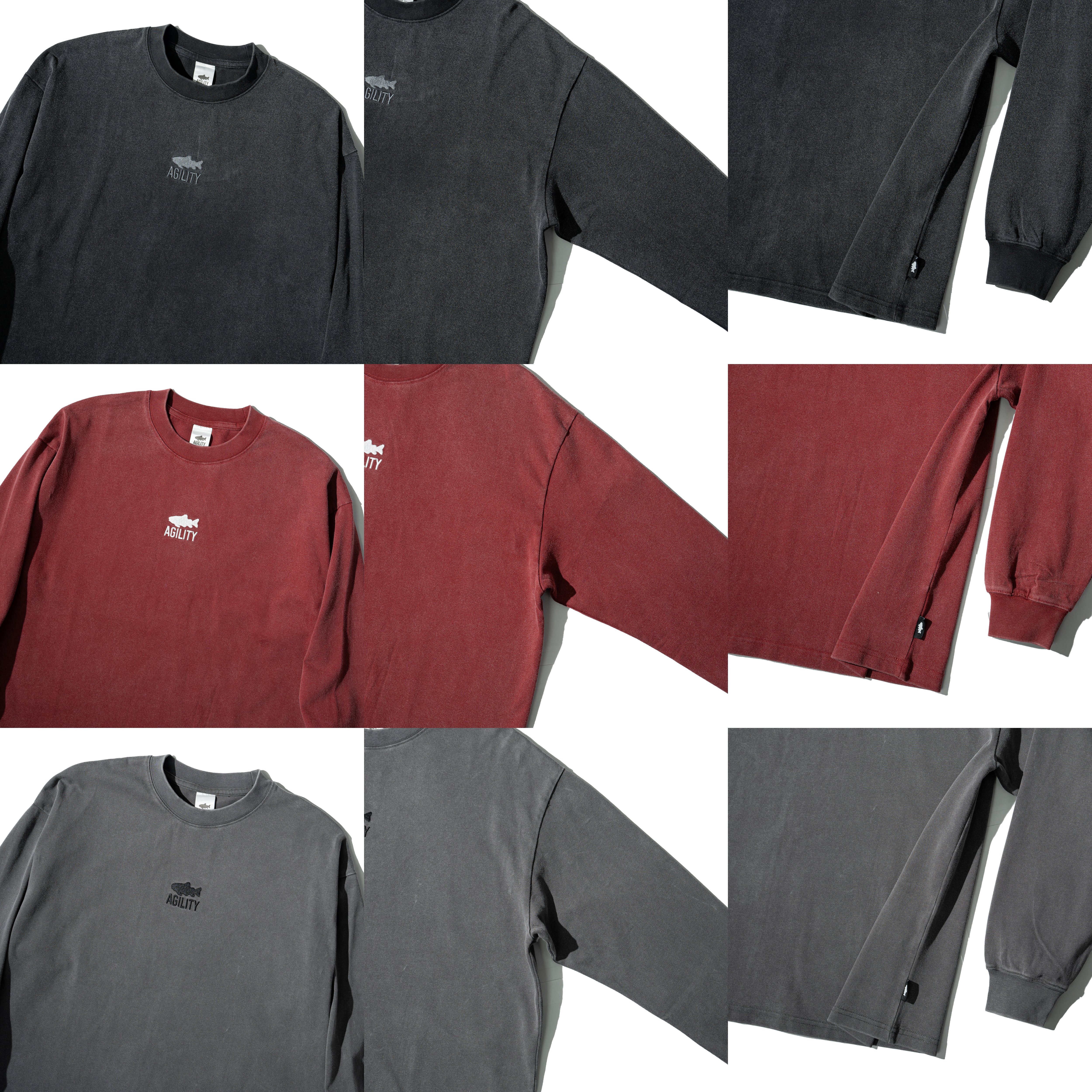 AGILITY Image Heavy LS Tee / 水洗長袖Tee [RM2-WD]