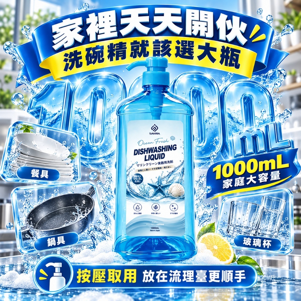 SAVIRA海洋潔淨洗碗精