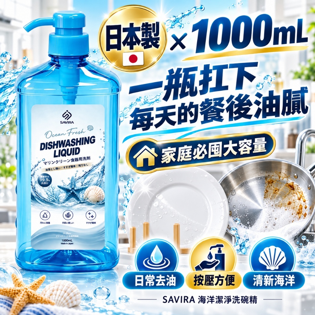 SAVIRA海洋潔淨洗碗精