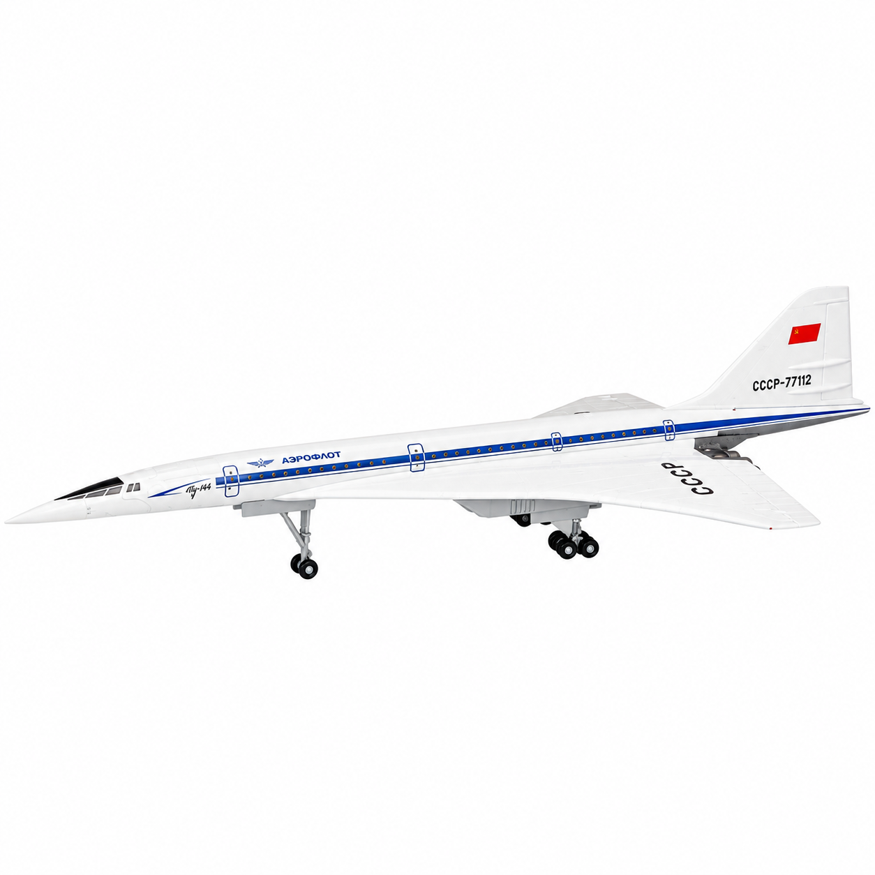 Herpa 1/400 圖波列夫 TU-144D 技術員-新社博物館