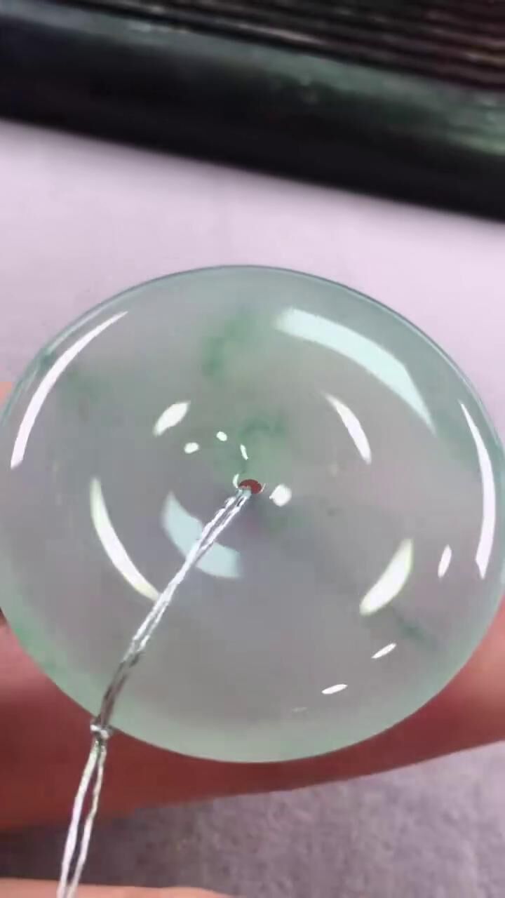 翡翠平安扣 (36.6mm直徑),天然翡翠A玉, 緬甸玉, Jade, Jadeite