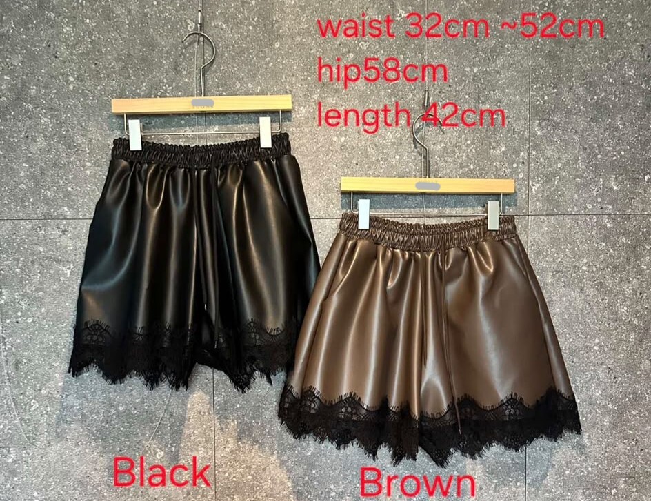 S31 LACE皮褲 腰25-40 HIP45 長16.5 $409