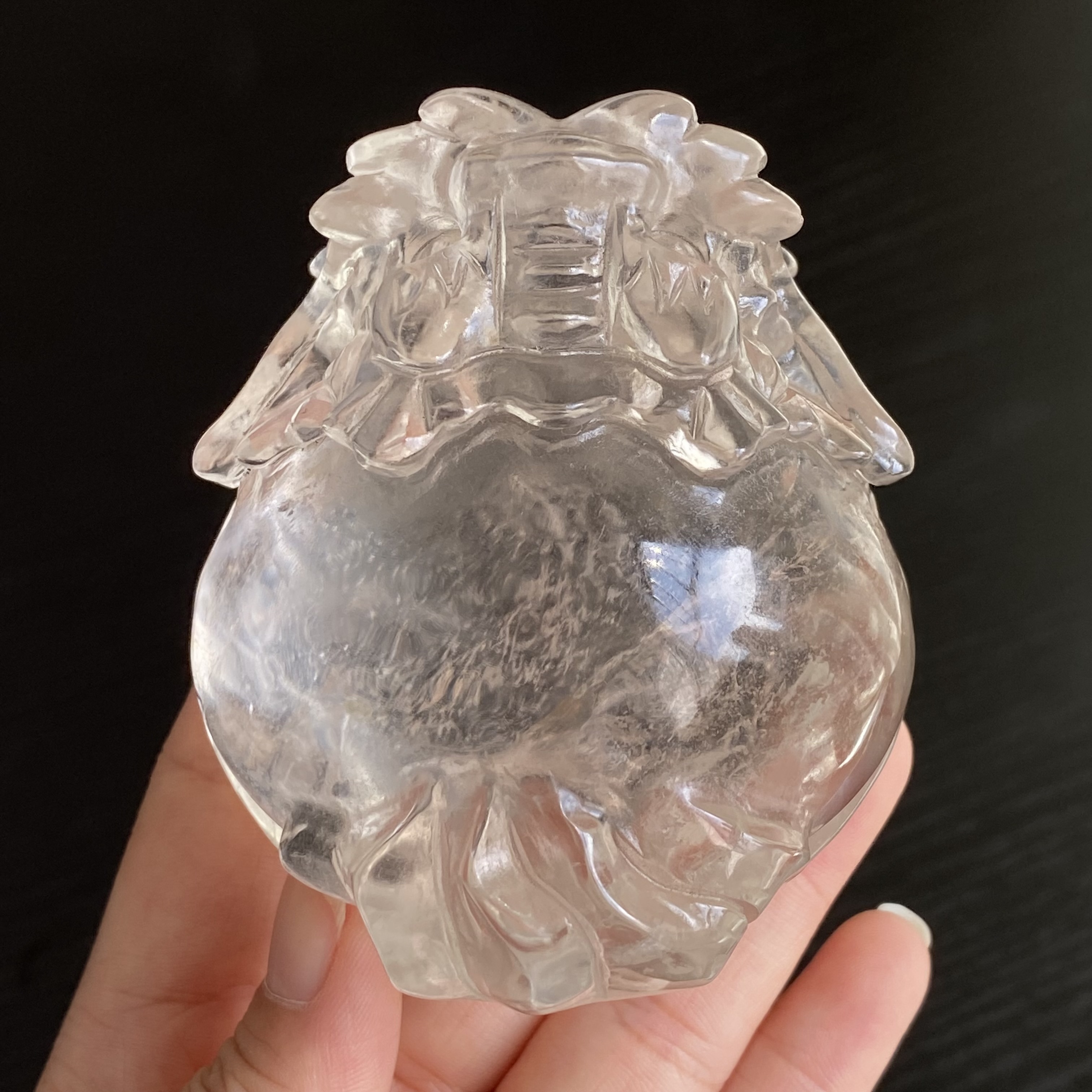 白水晶龍龜