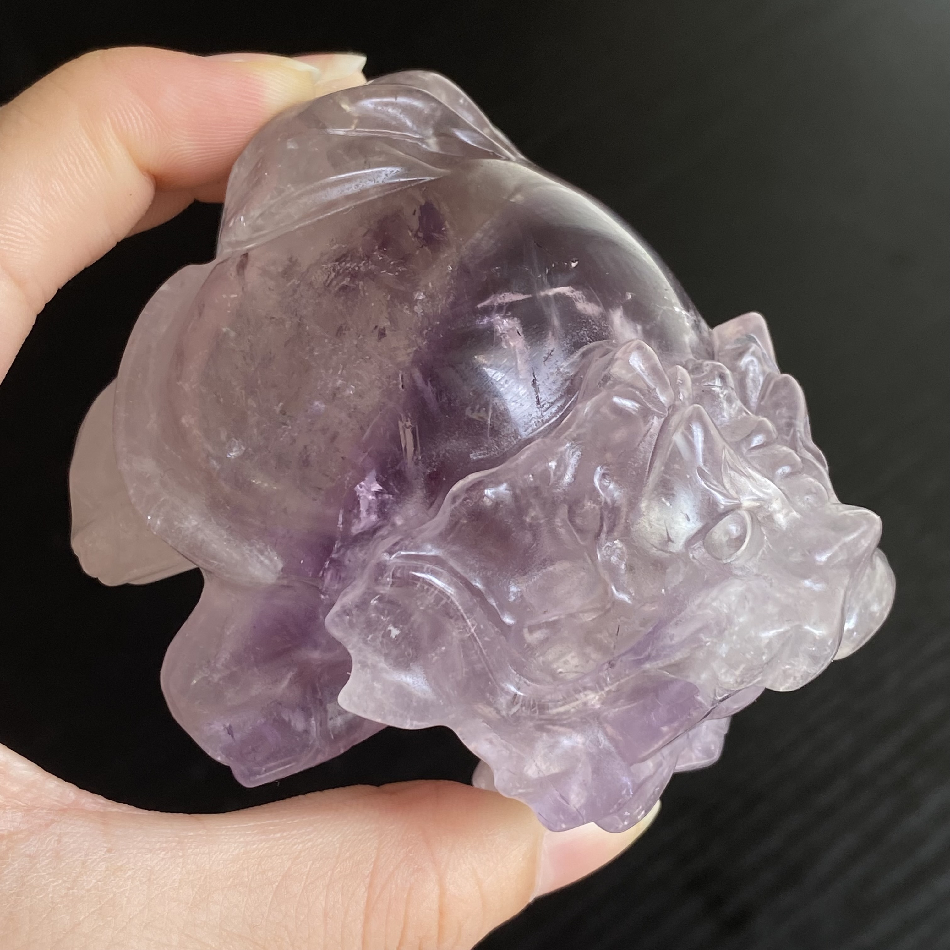 紫晶龍龜