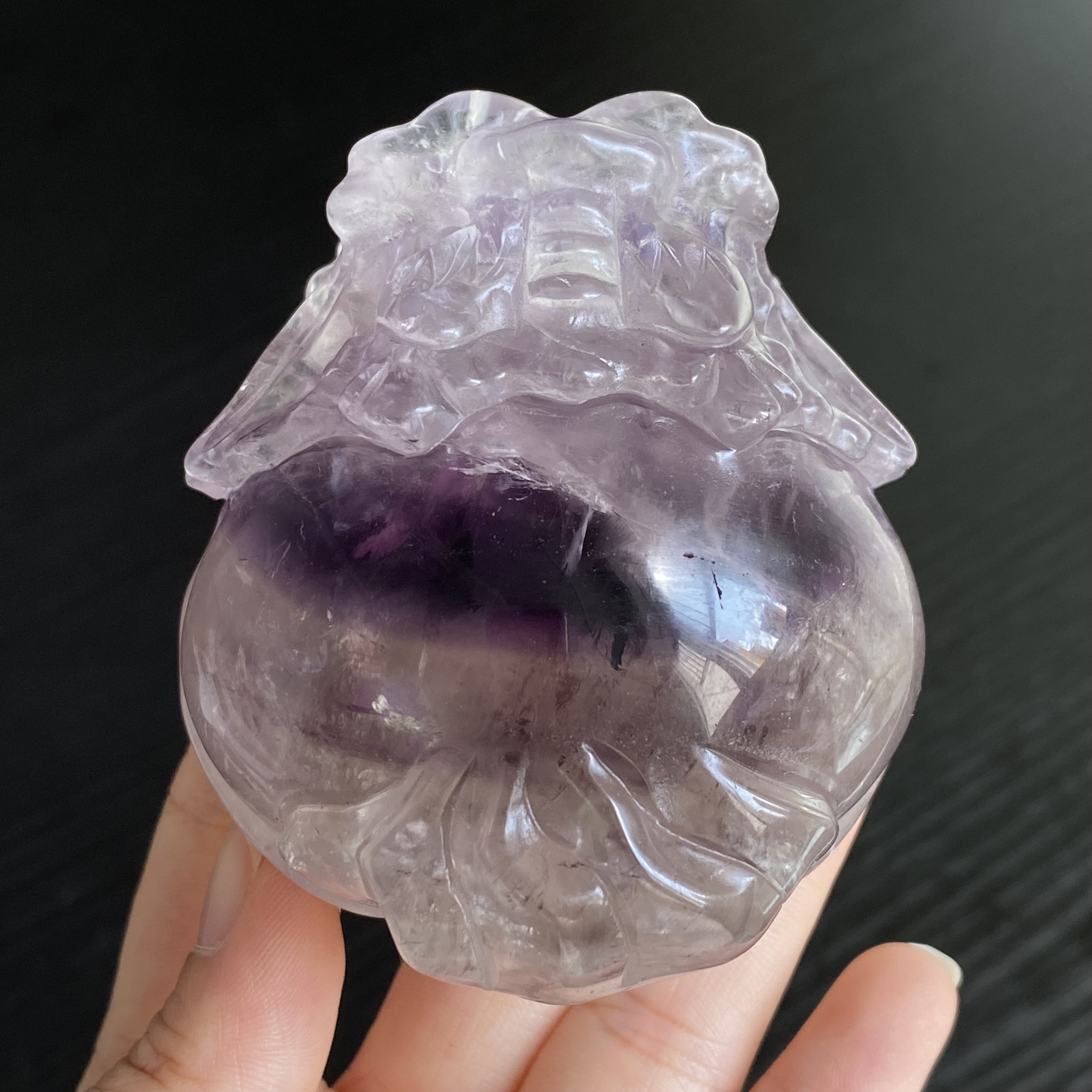 紫晶龍龜
