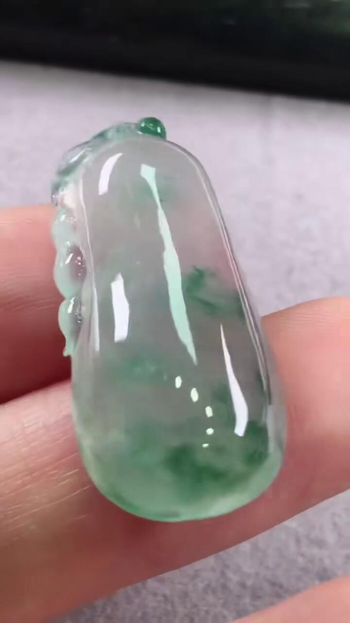 翡翠福瓜,天然翡翠A玉, 緬甸玉, Jade, Jadeite