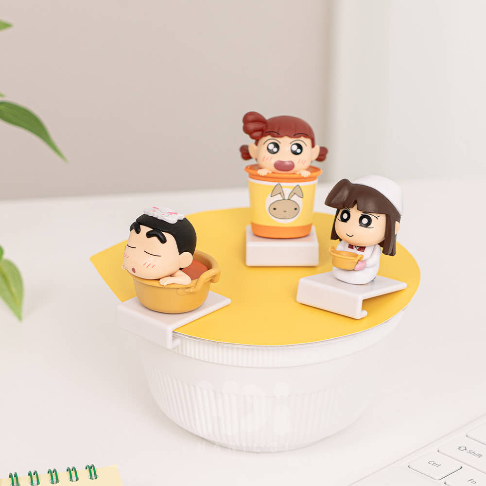 快速出貨 <泡麵時間更可愛 🍜>蠟筆小新泡麵壓蓋器盲盒 隨機