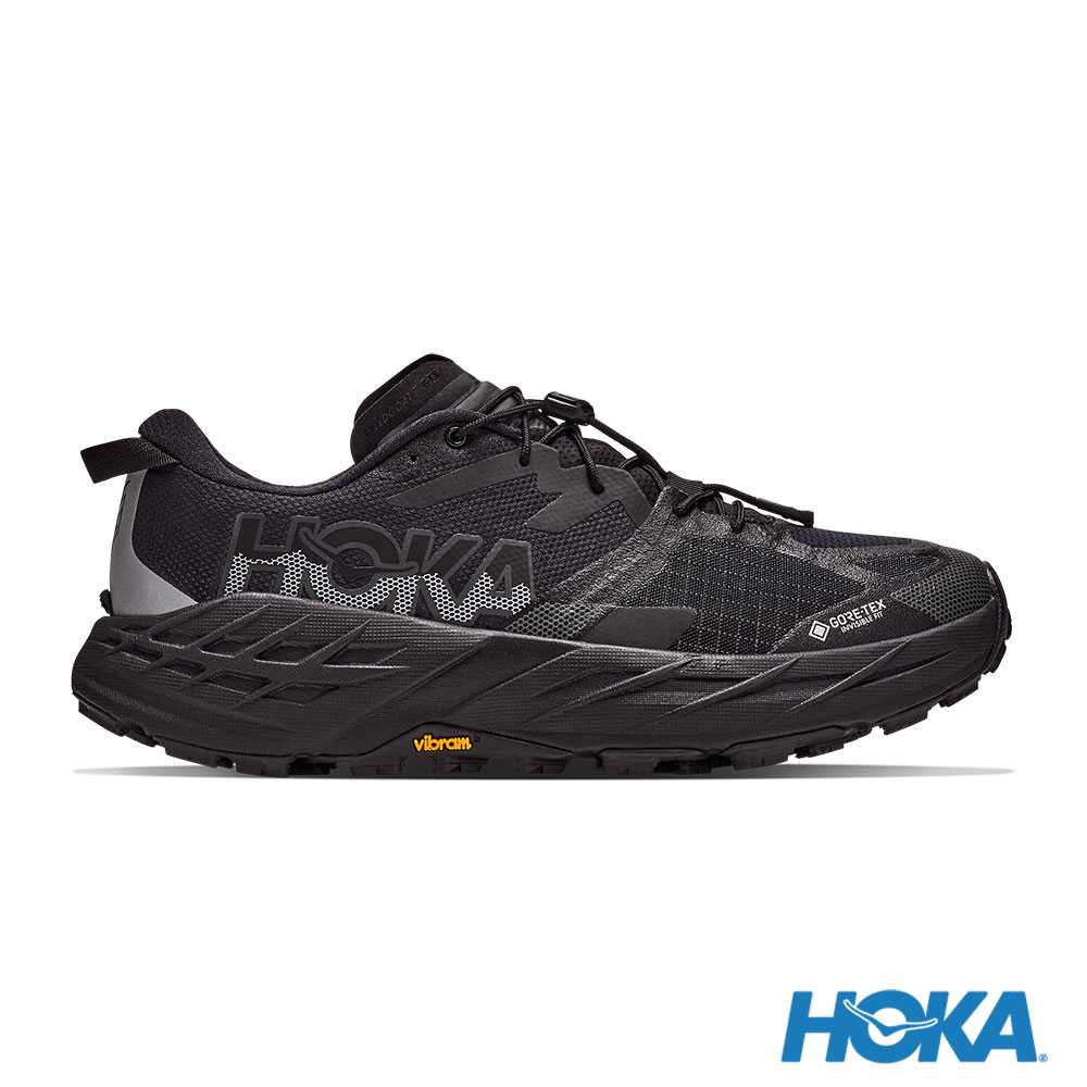 HOKA ONE ONE 女款 Speedgoat 7 GTX 寬楦 防水越野跑鞋 黑