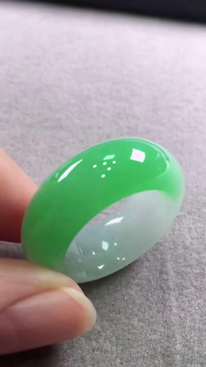 翡翠指環 (內直徑 17.6mm),天然翡翠A玉, 緬甸玉, Jade, Jadeite