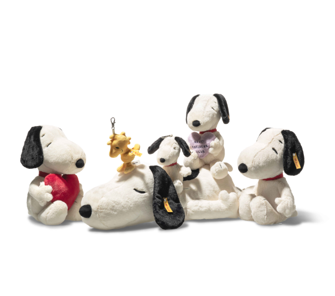 Steiff金耳釦泰迪熊 - Snoopy white lying 史努比 30cm