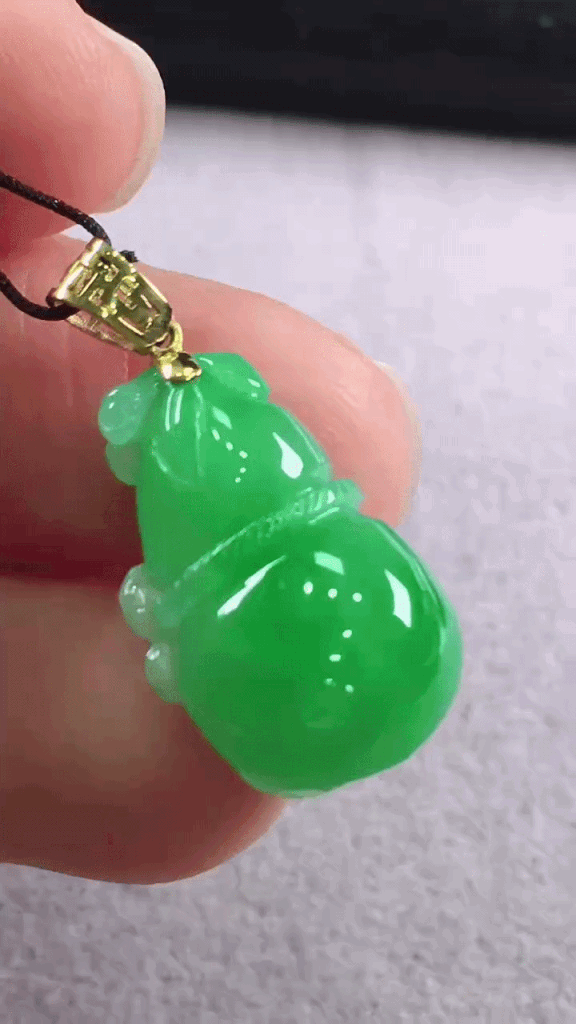 96327 翡翠葫蘆吊墜